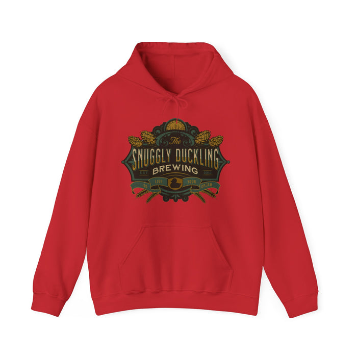 The Snuggly Duckling Brewing Gildan Unisex Heavy Blend™ Hooded Sweatshirt