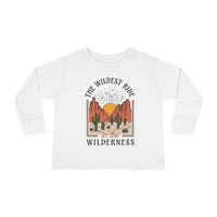 The Wildest Ride In The Wilderness Rabbit Skins Toddler Long Sleeve Tee
