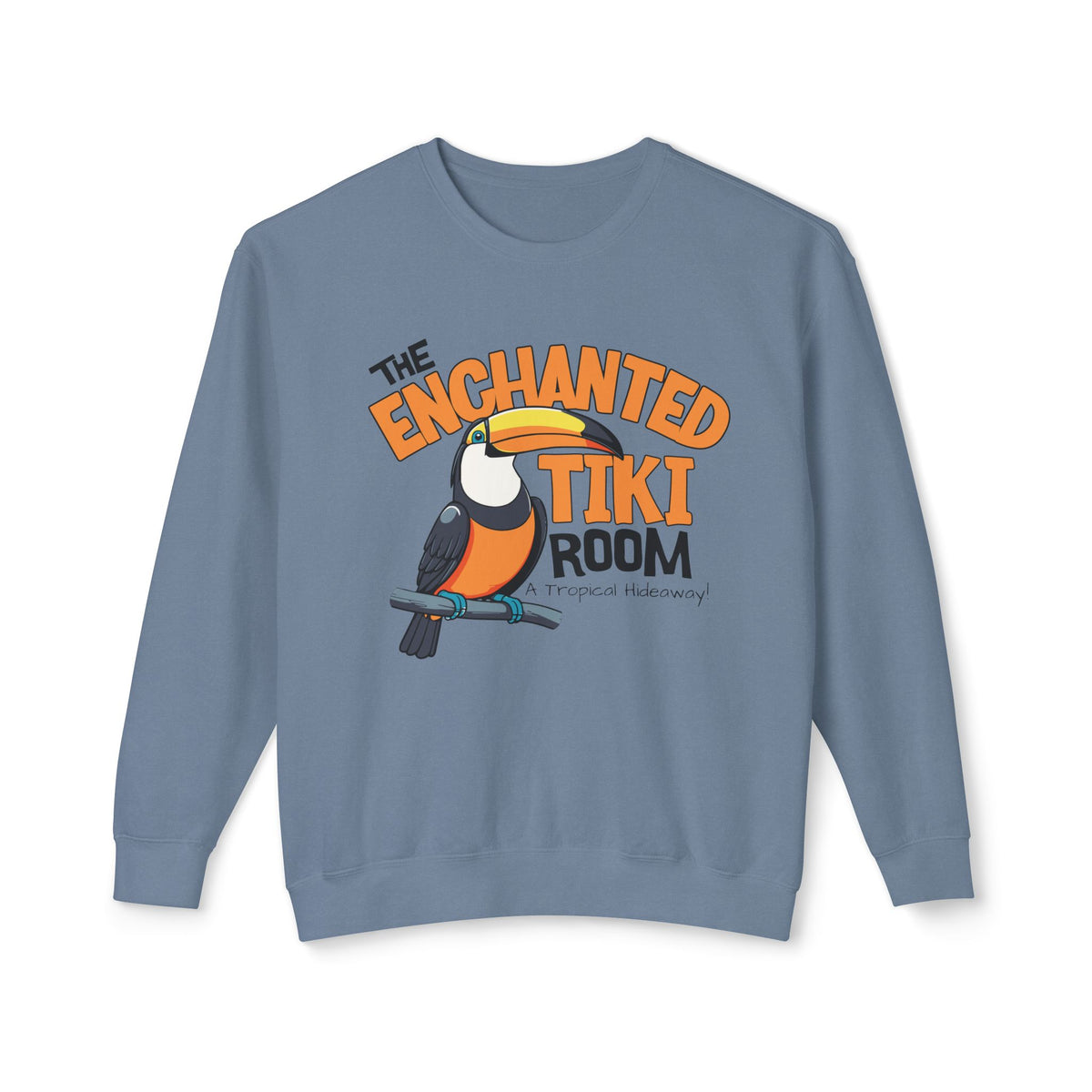 The Enchanted Tiki Room Unisex Lightweight Comfort Colors Crewneck Sweatshirt