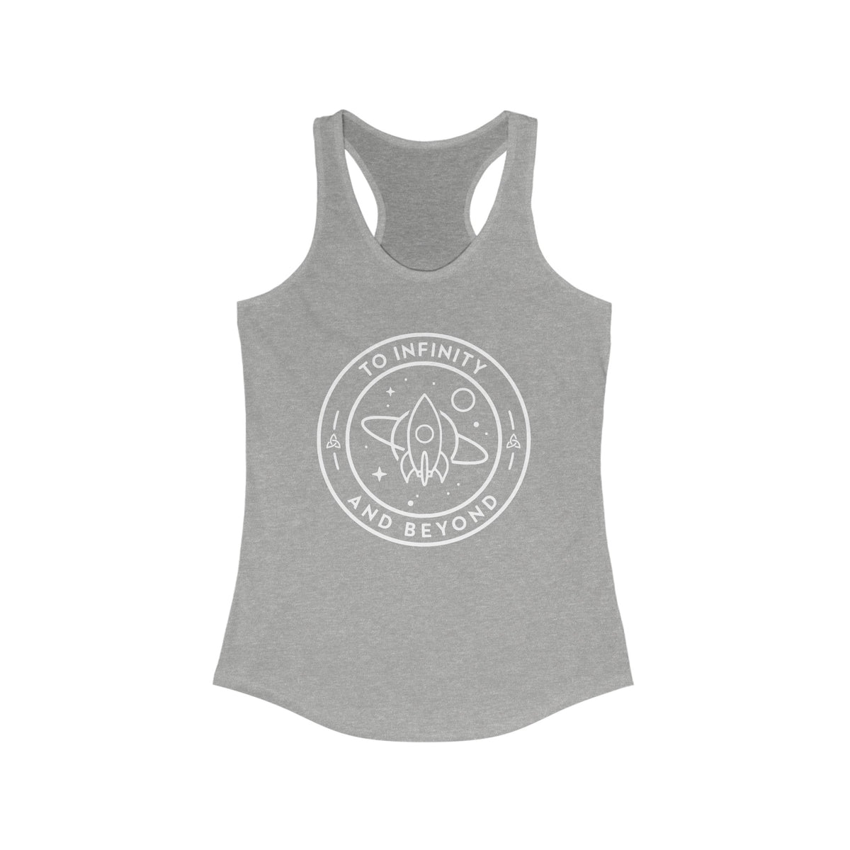 To Infinity and Beyond Women's Next Level Ideal Racerback Tank