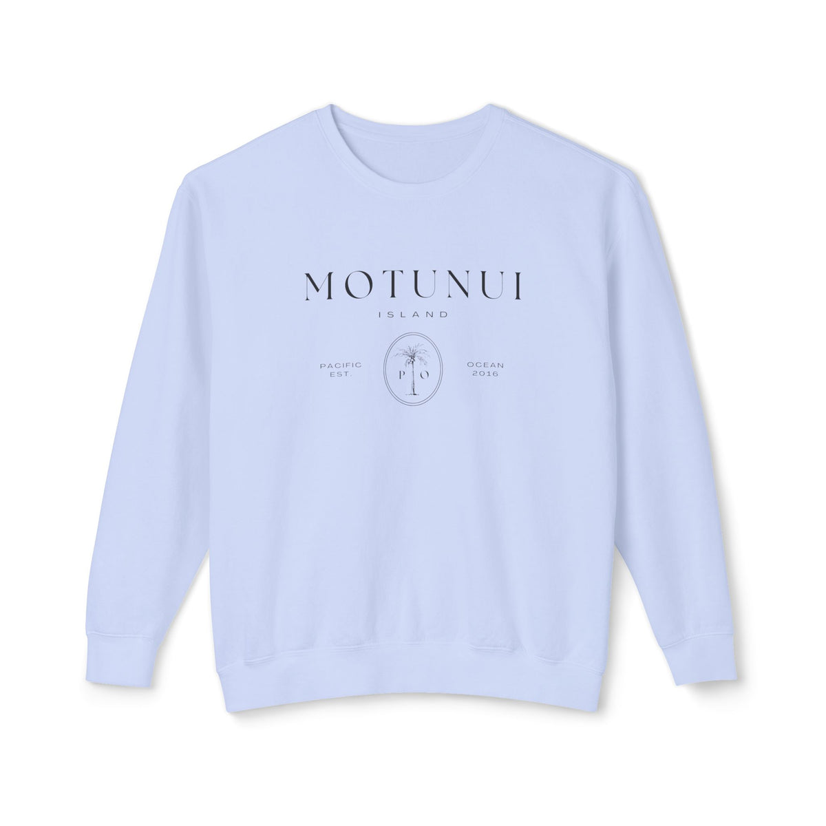 Motunui Island  Unisex Lightweight Comfort Colors Crewneck Sweatshirt