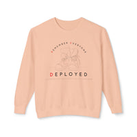 Remember Everyone Deployed R.E.D. Unisex Lightweight Comfort Colors Crewneck Sweatshirt