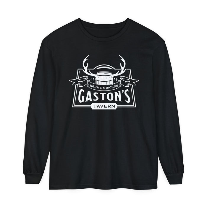 Gaston’s Tavern Comfort Colors Unisex Garment-dyed Long Sleeve T-Shirt