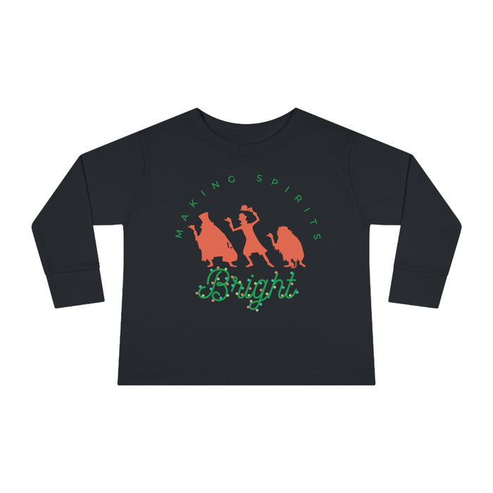 Making Spirits Bright Rabbit Skins Toddler Long Sleeve Tee