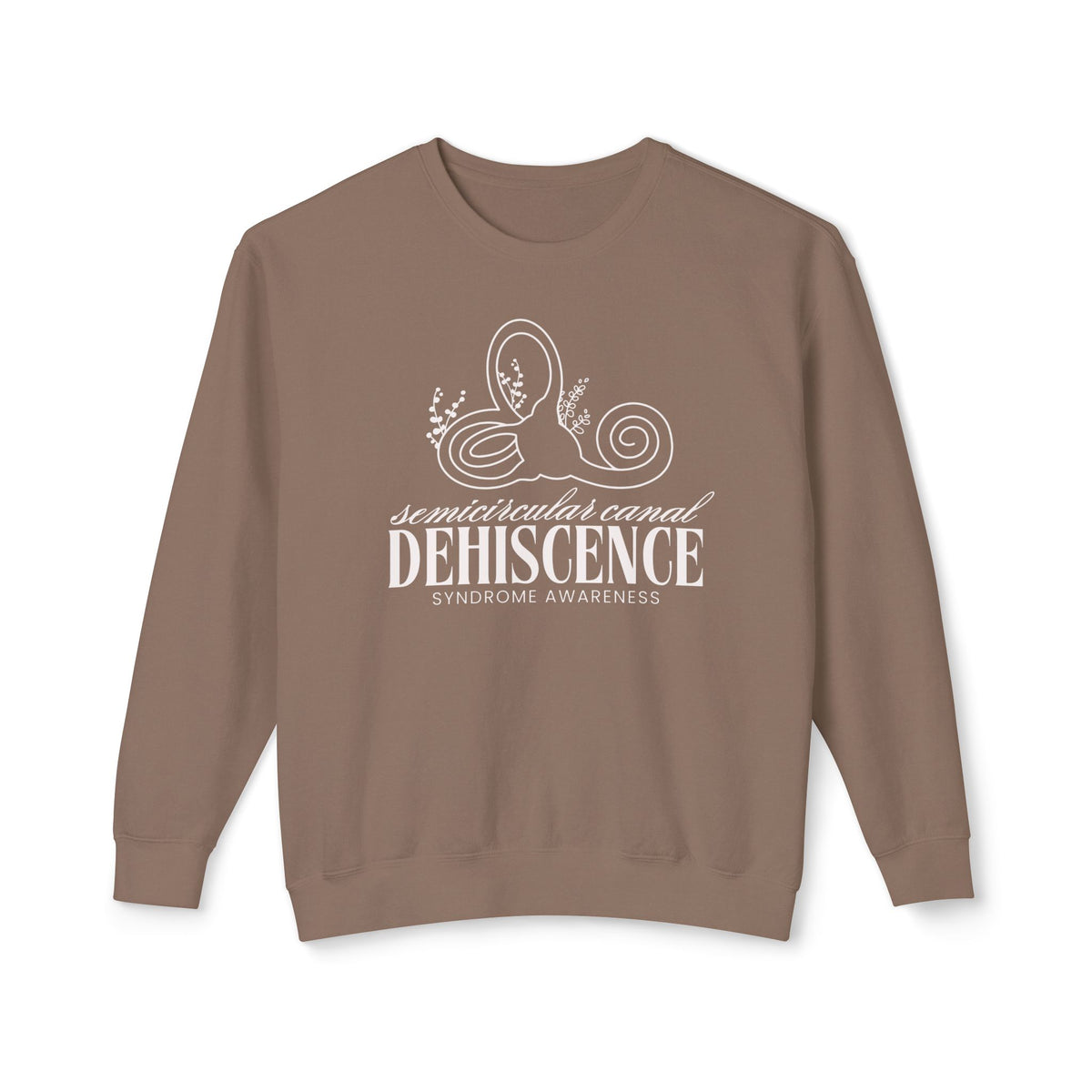 Semicircular Canal Dehiscence Syndrome Awareness Unisex Lightweight Comfort Colors Crewneck Sweatshirt