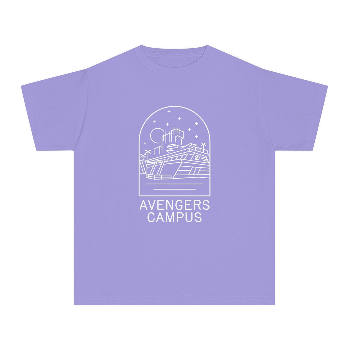 Avengers Campus Comfort Colors Youth Midweight Tee