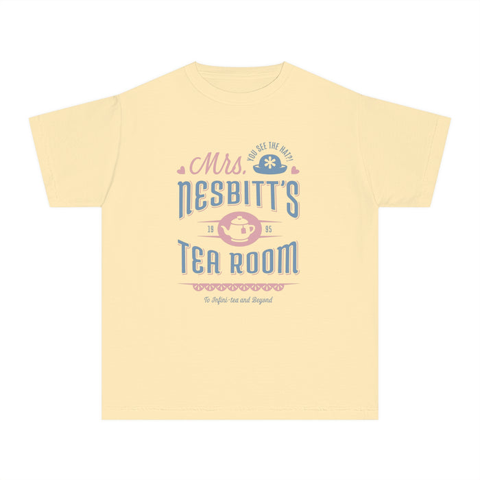 Mrs. Nesbitt’s Tea House Comfort Colors Youth Midweight Tee