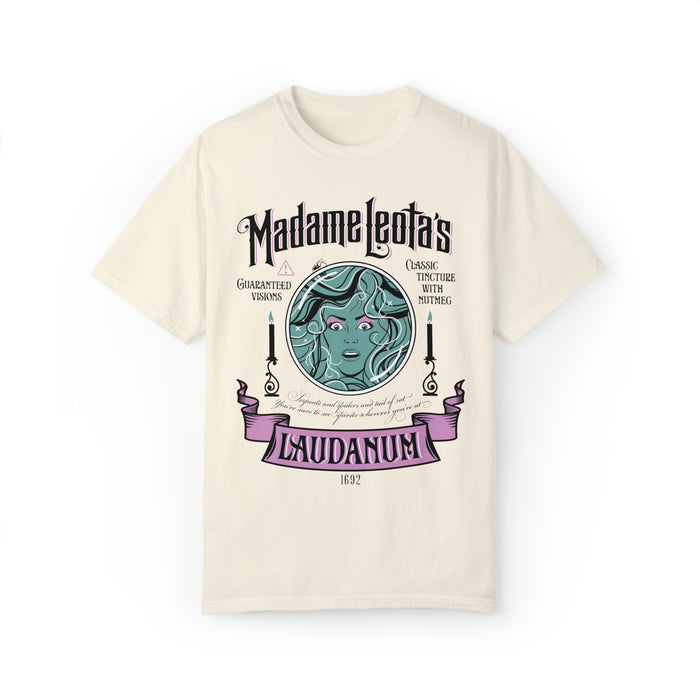 Madame Leota’s Laudanum Teal Comfort Colors Unisex Garment-Dyed T-shirt