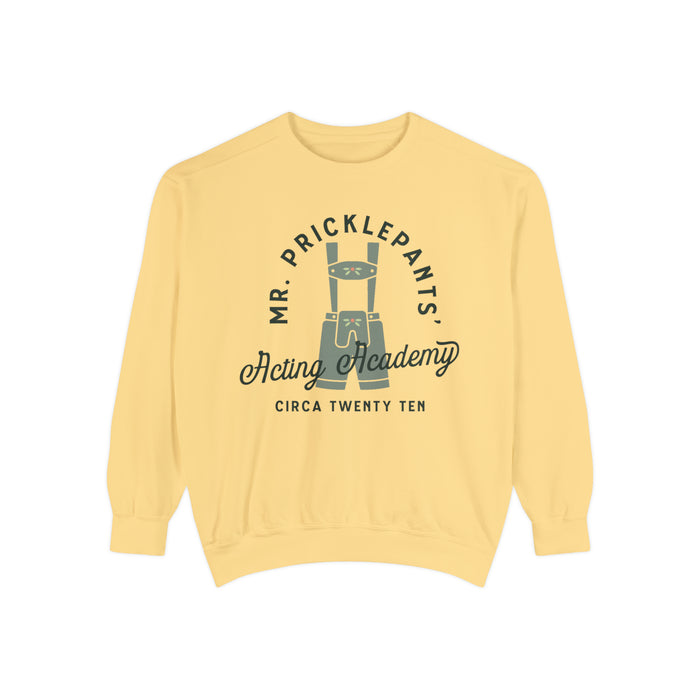 Mr. Pricklepants’ Acting Academy Comfort Colors Unisex Garment-Dyed Sweatshirt