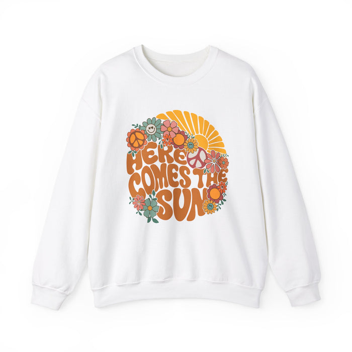 Here Comes The Sun Gildan Unisex Heavy Blend™ Crewneck Sweatshirt