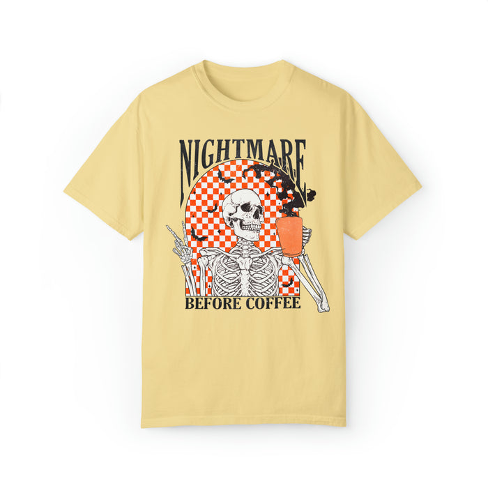 Nightmare Before Coffee Comfort Colors Unisex Garment-Dyed T-shirt