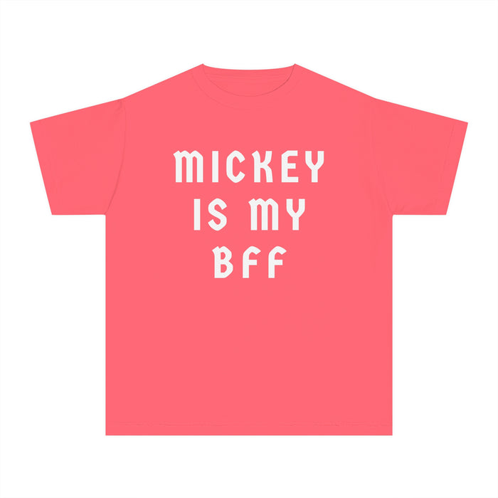 Mickey Is My BFF Comfort Colors Youth Midweight Tee