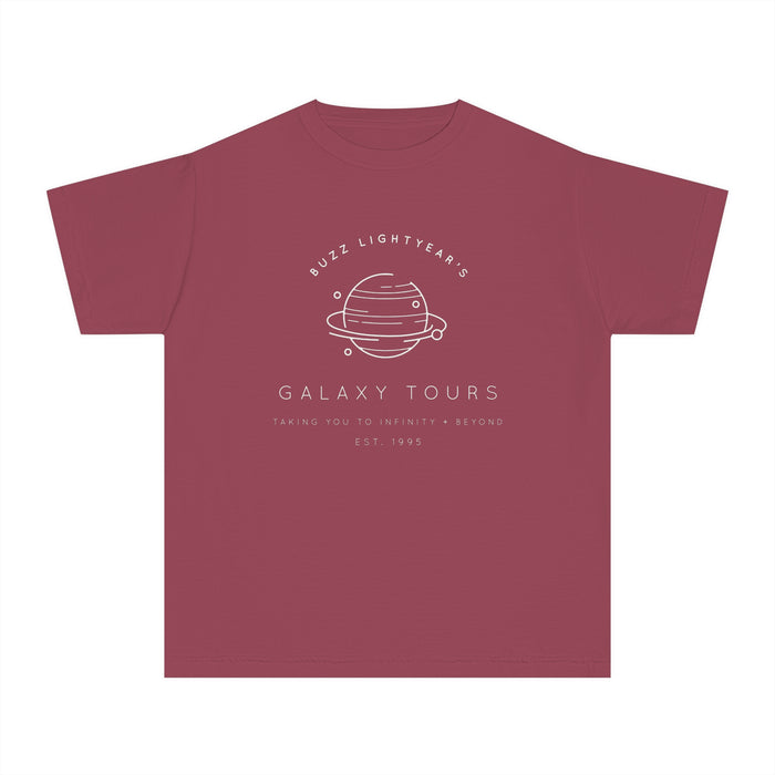 Lightyear's Galaxy Tours Comfort Colors Youth Midweight Tee