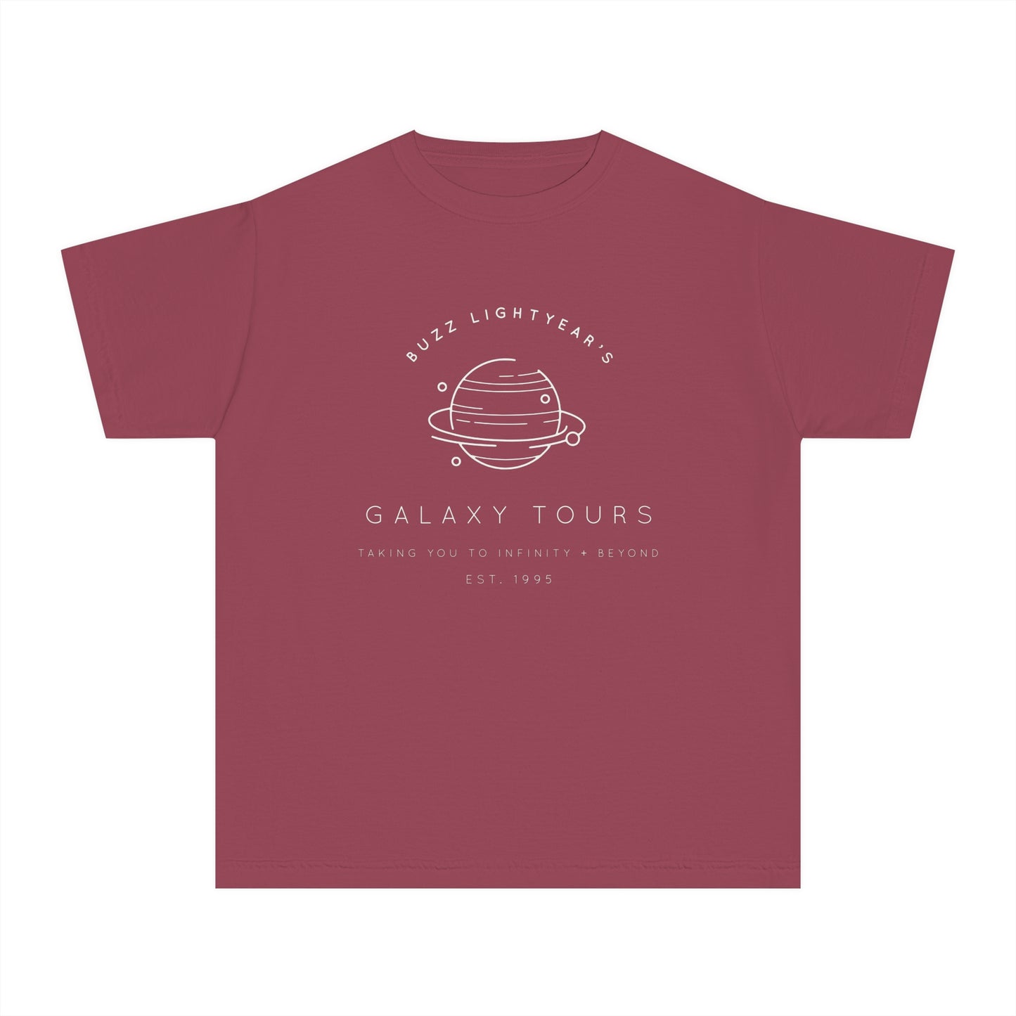 Lightyear's Galaxy Tours Comfort Colors Youth Midweight Tee