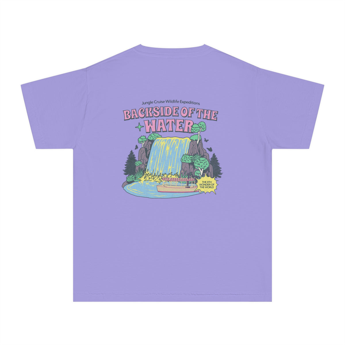 Backside of the Water Comfort Colors Youth Midweight Tee