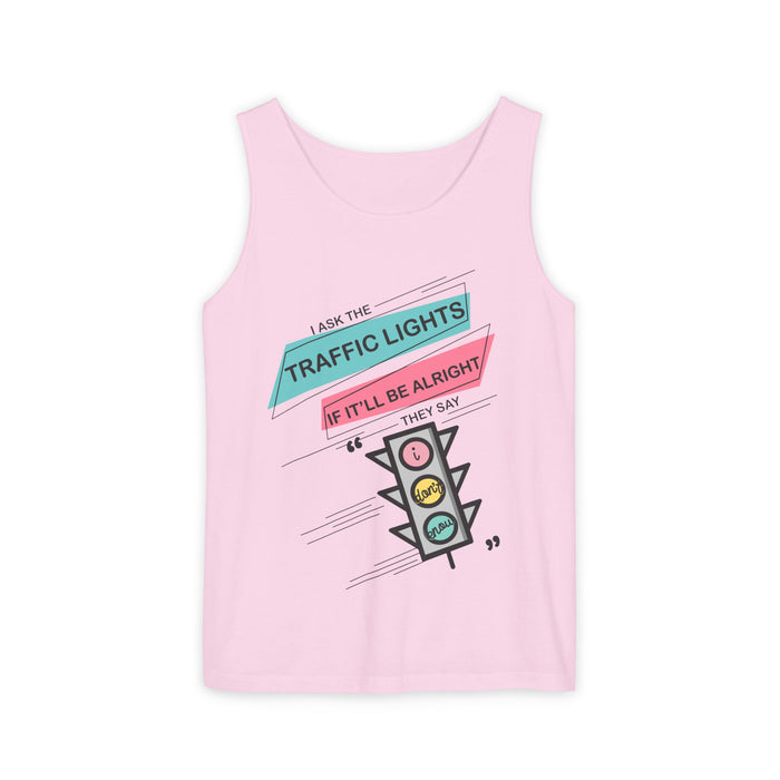 Traffic Lights Swiftie Comfort Colors Unisex Garment-Dyed Tank Top