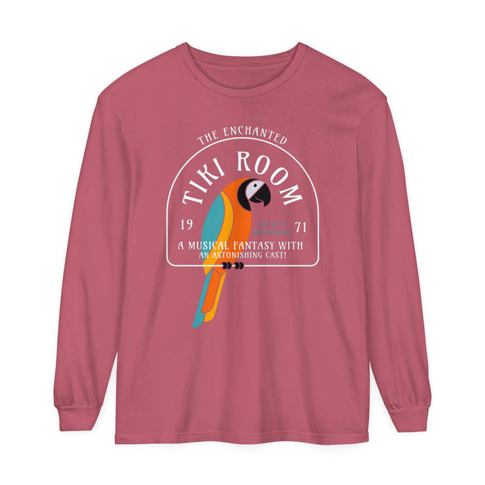 Enchanted Tiki Room Comfort Colors Unisex Garment-dyed Long Sleeve T-Shirt