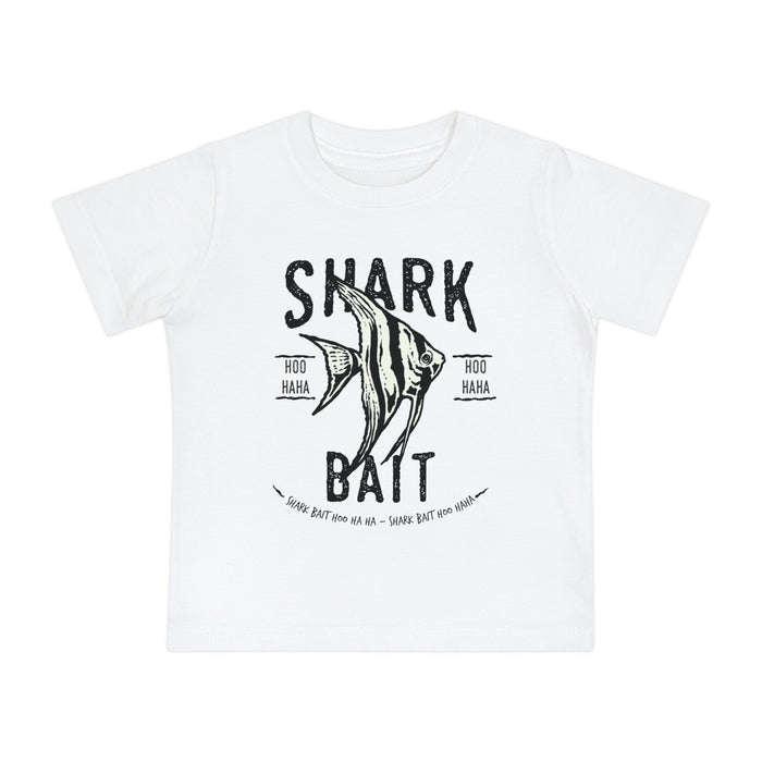 Shark Bait Hoo Haha Bella Canvas Baby Short Sleeve T-Shirt