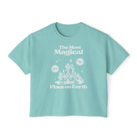 The Most Magical Place On Earth Comfort Colors Women's Boxy Tee