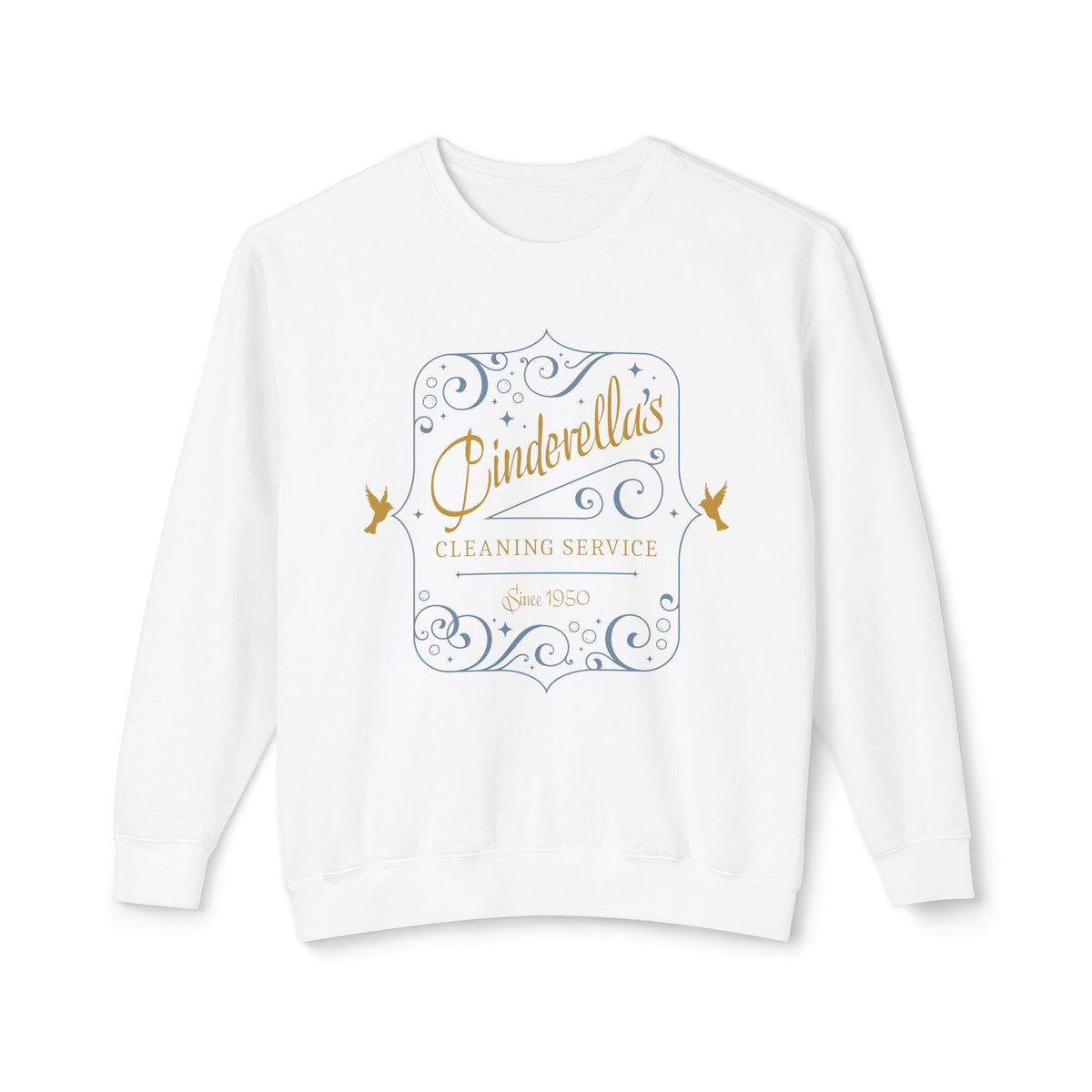 Cinderella's Cleaning Service Unisex Lightweight Comfort Colors Crewneck Sweatshirt