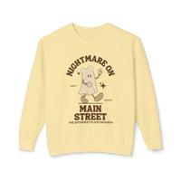 Nightmare on Main Street Unisex Lightweight Comfort Colors Crewneck Sweatshirt