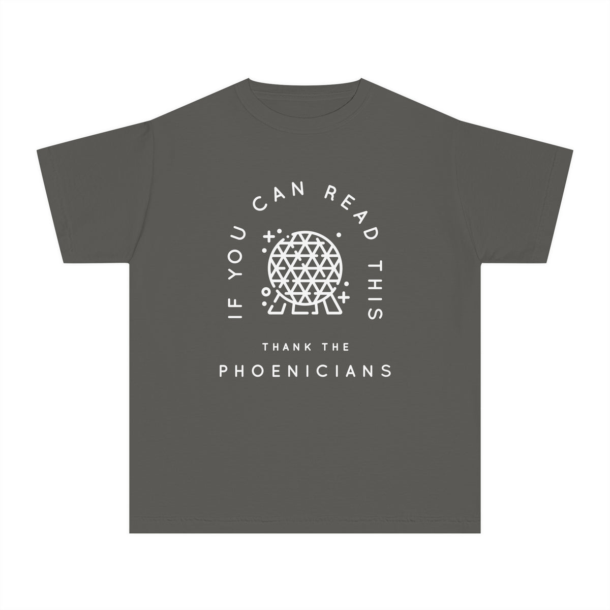 If You Can Read This Thank The Phoenicians Comfort Colors Youth Midweight Tee
