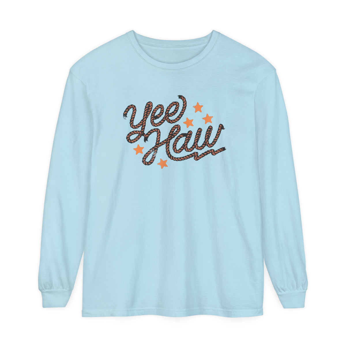 Yee Haw Comfort Colors Unisex Garment-dyed Long Sleeve T-Shirt