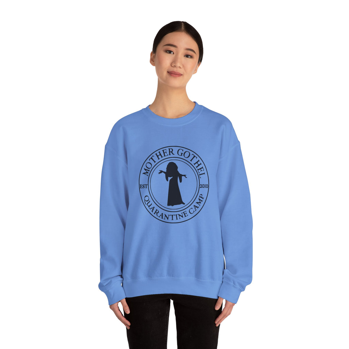 Mother Gothel Quarantine Camp Gildan Unisex Heavy Blend™ Crewneck Sweatshirt