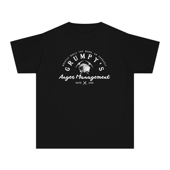 Grumpy’s Anger Management Comfort Colors Youth Midweight Tee