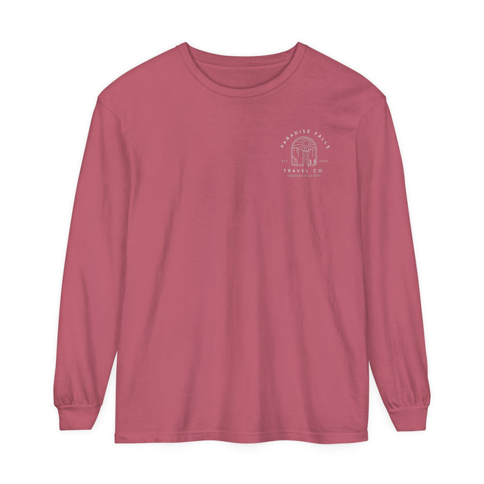 Paradise Falls Comfort Colors Unisex Garment-dyed Long Sleeve T-Shirt