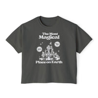 The Most Magical Place On Earth Comfort Colors Women's Boxy Tee