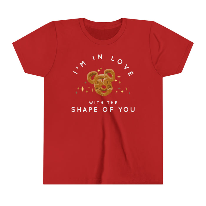 I'm in Love with the Shape of You Bella Canvas Youth Short Sleeve Tee