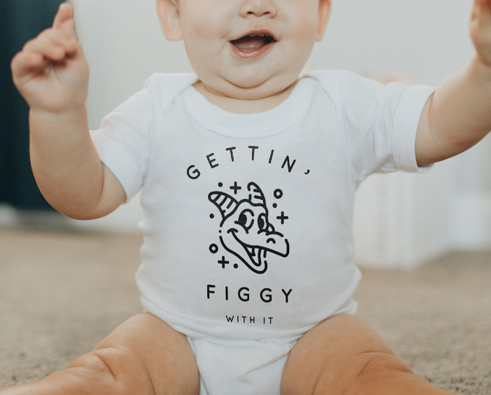 Gettin' Figgy With It Rabbit Skins Infant Fine Jersey Bodysuit