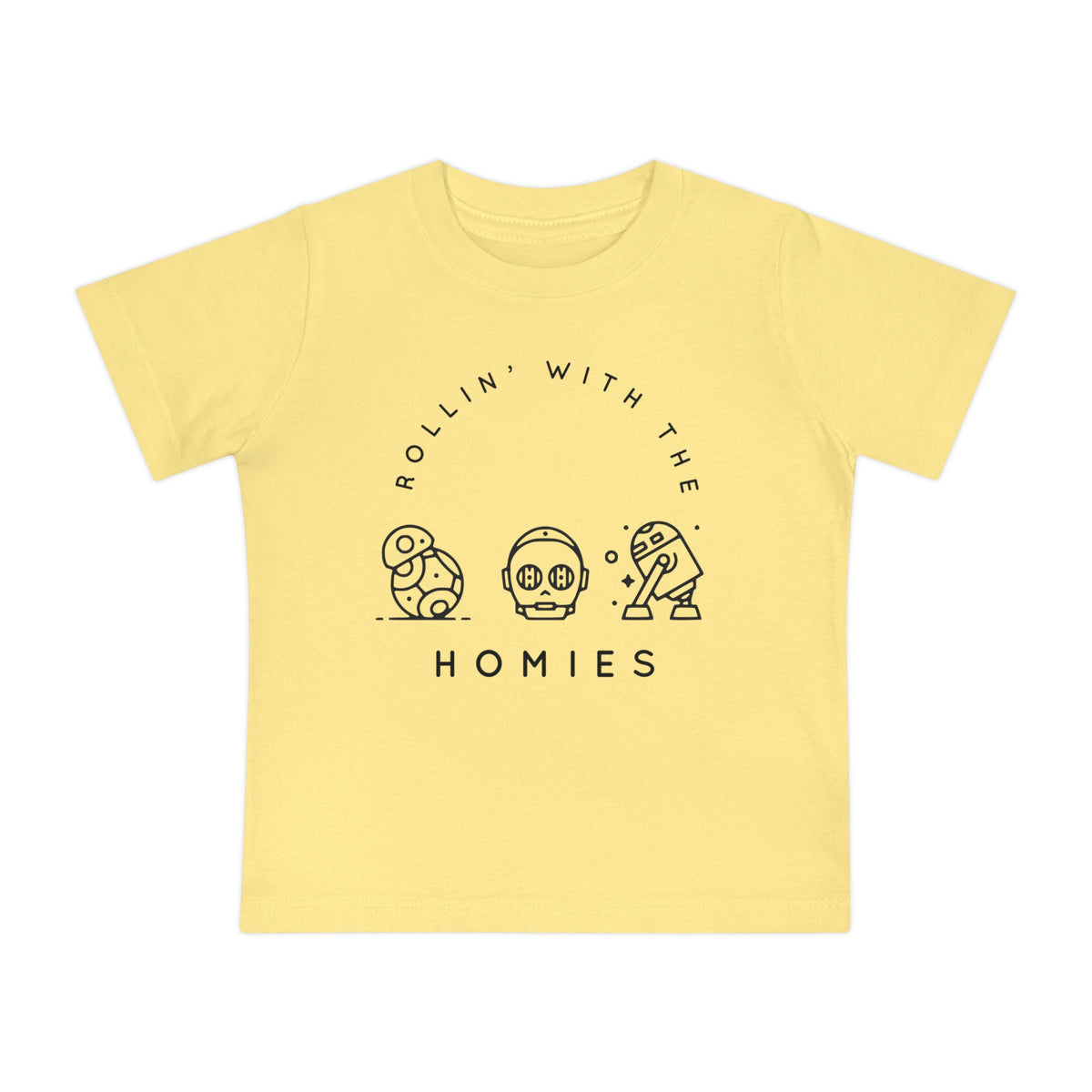 Rollin’ With The Homies Bella Canvas Baby Short Sleeve T-Shirt