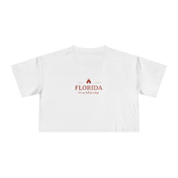 Florida It's One Hell of a Drug Women's Crop Tee