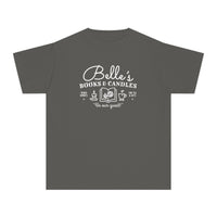 Belle’s Books & Candles Comfort Colors Youth Midweight Tee