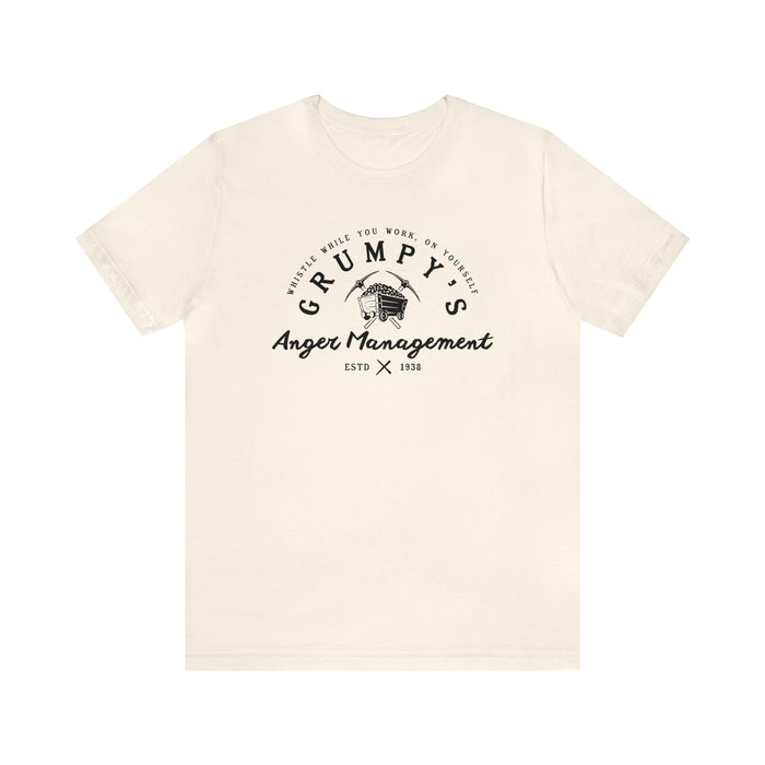 Grumpy’s Anger Management  Bella Canvas Unisex Jersey Short Sleeve Tee