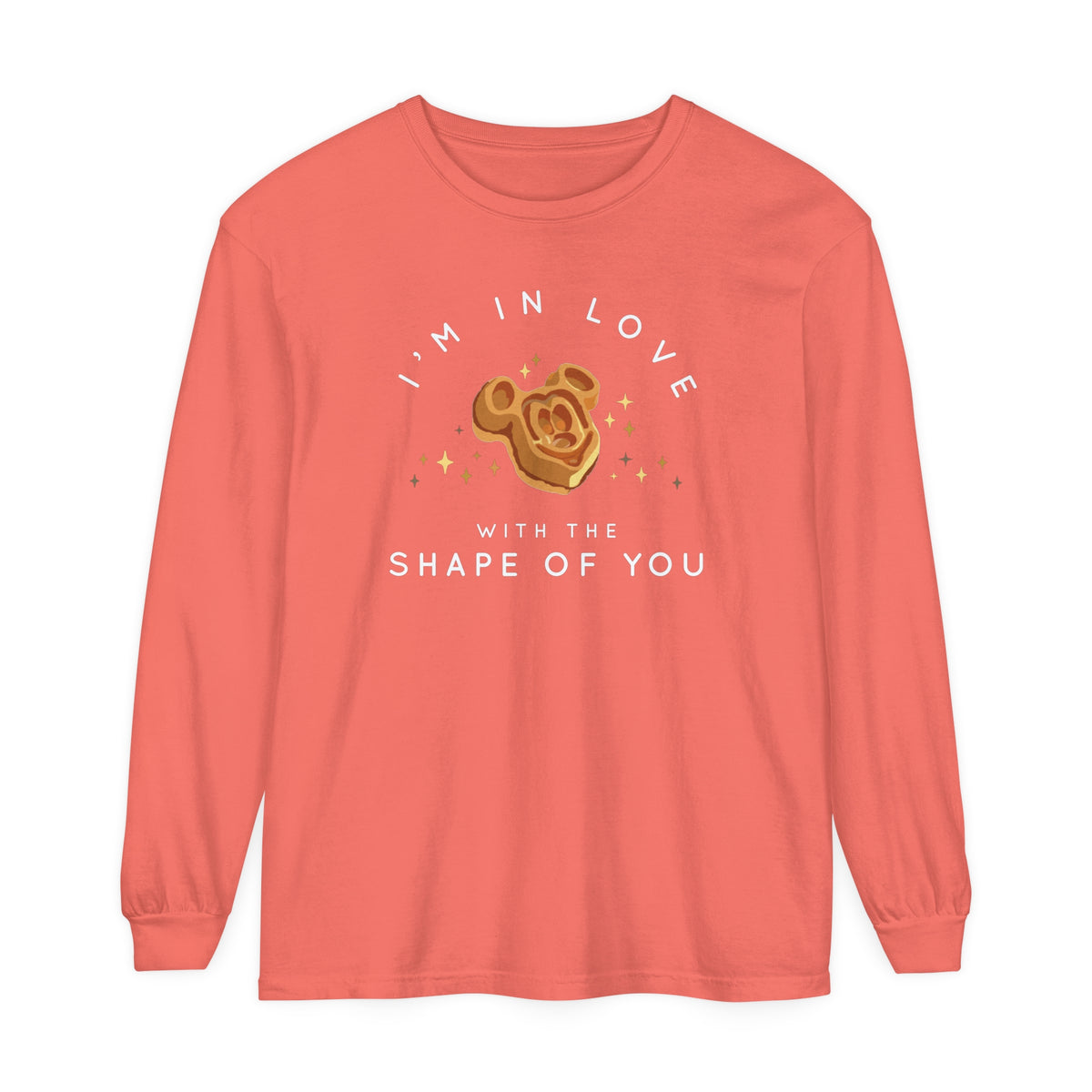I'm in Love with the Shape of You Comfort Colors Unisex Garment-dyed Long Sleeve T-Shirt