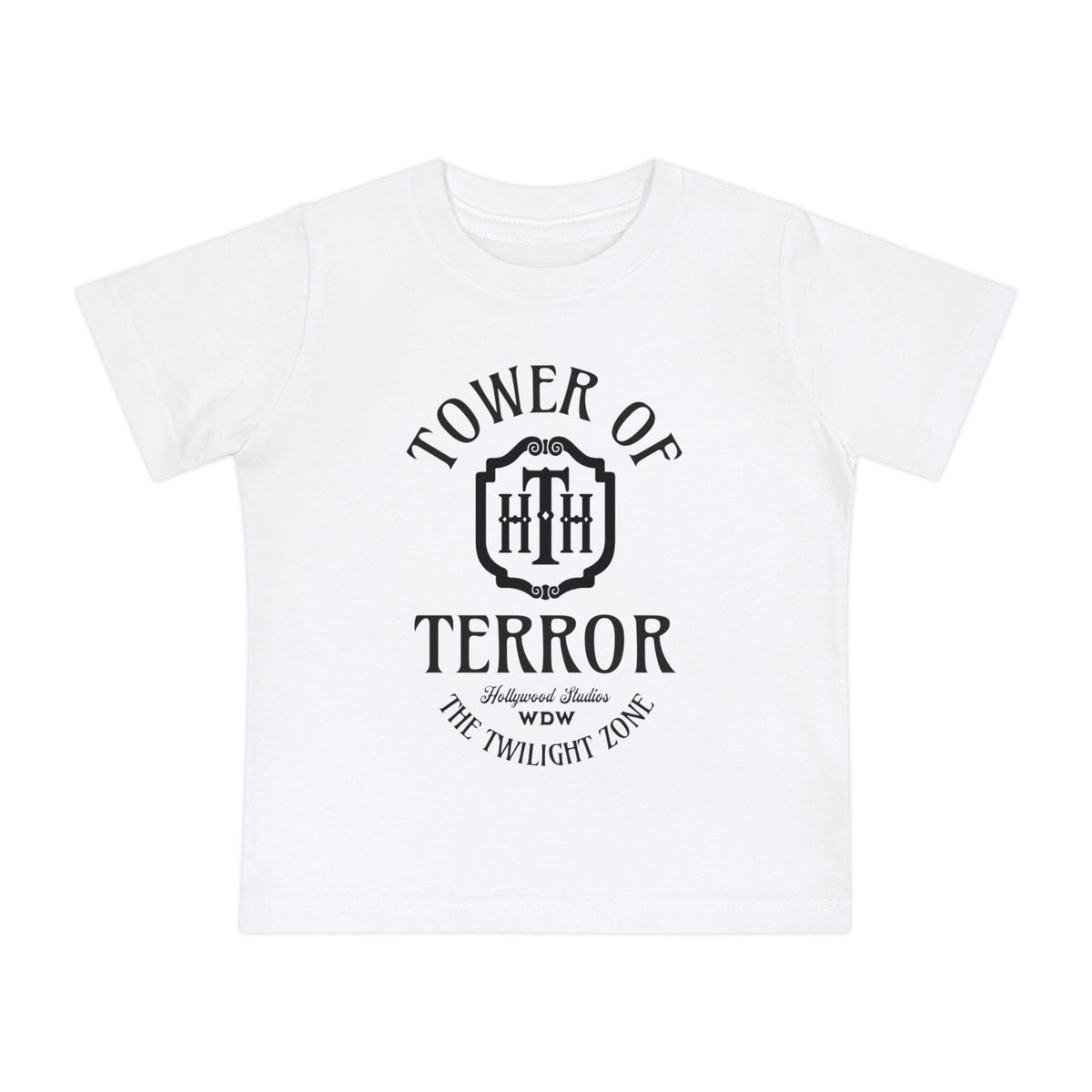 Tower Of Terror Bella Canvas Baby Short Sleeve T-Shirt