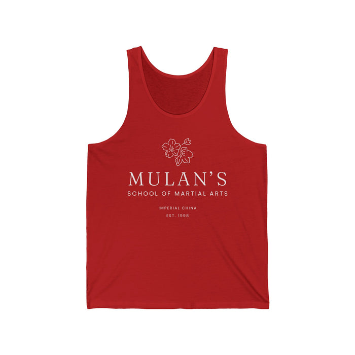 Mulan's School of Martial Arts Bella Canvas Unisex Jersey Tank