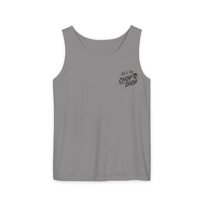 Sid's Toy Chop Shop Unisex Comfort Colors Garment-Dyed Tank Top