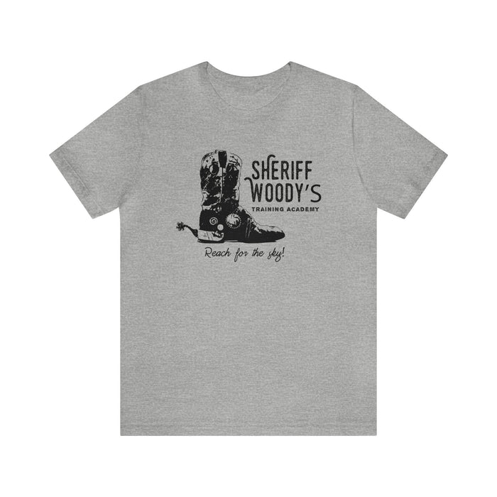 Sheriff Woody’s Training Academy Bella Canvas Unisex Jersey Short Sleeve Tee