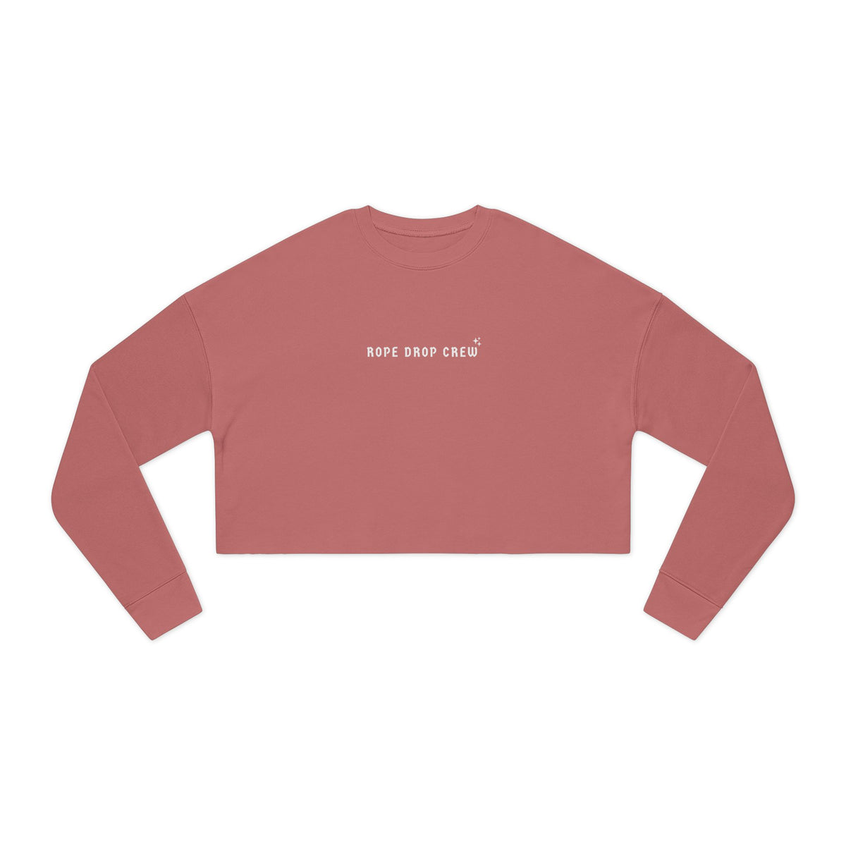 Rope Drop Crew Women's Bella Canvas Cropped Sweatshirt