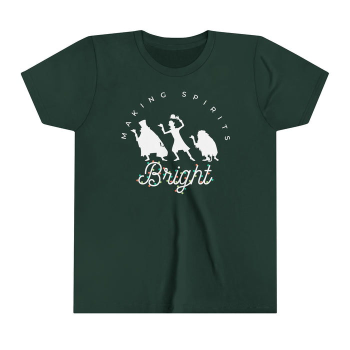 Making Spirits Bright Bella Canvas Youth Short Sleeve Tee