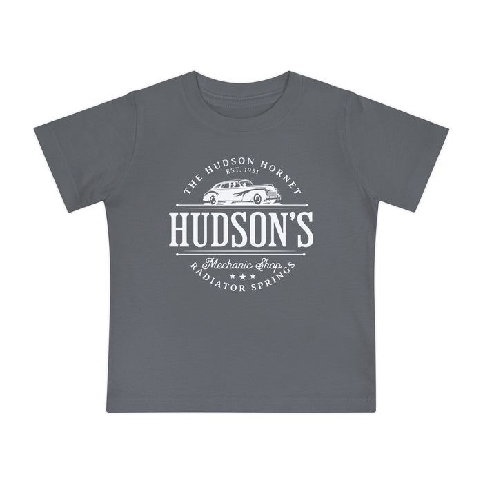 Hudson's Mechanic Shop Bella Canvas Baby Short Sleeve T-Shirt