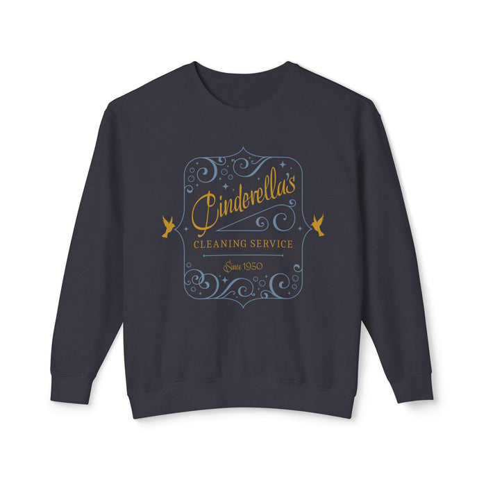 Cinderella's Cleaning Service Unisex Lightweight Comfort Colors Crewneck Sweatshirt