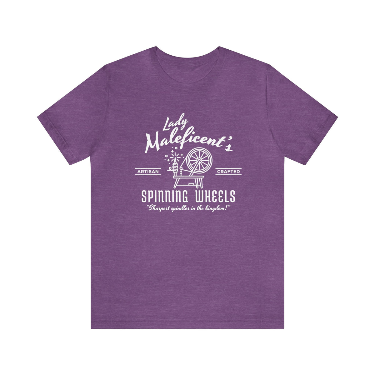 Maleficent’s Spinning Wheels Bella Canvas Unisex Jersey Short Sleeve Tee