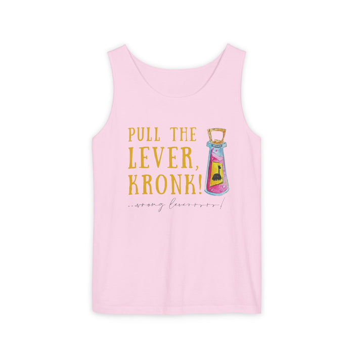 Pull The Lever Kronk Unisex Comfort Colors Garment-Dyed Tank Top