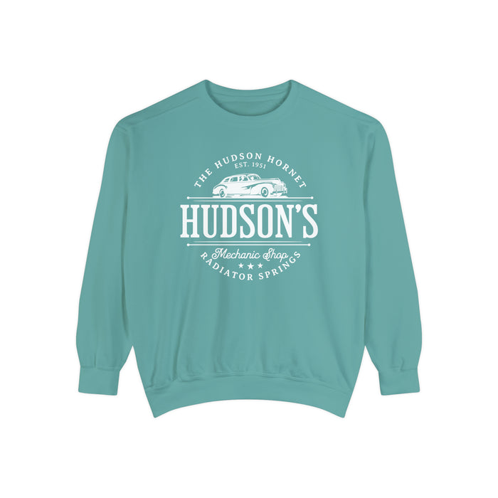 Hudson's Mechanic Shop Comfort Colors Unisex Garment-Dyed Sweatshirt