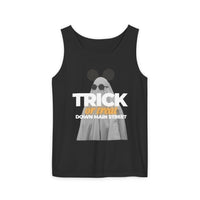 Trick or Treat Down Main Street Unisex Comfort Colors Garment-Dyed Tank Top